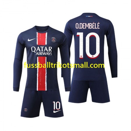 Fußballtrikots Paris Saint-Germain O Dembele 10 Kinder 2024-2025 Langarm Heimtrikotsatz kaufen Fußballtrikots Paris Saint-Germain O Dembele 10 Kinder 2024-2025 Langarm Heimtrikotsatz kaufen